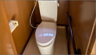 長野県松本市で行ったトイレの特殊清掃とリフォームの作業後の状況