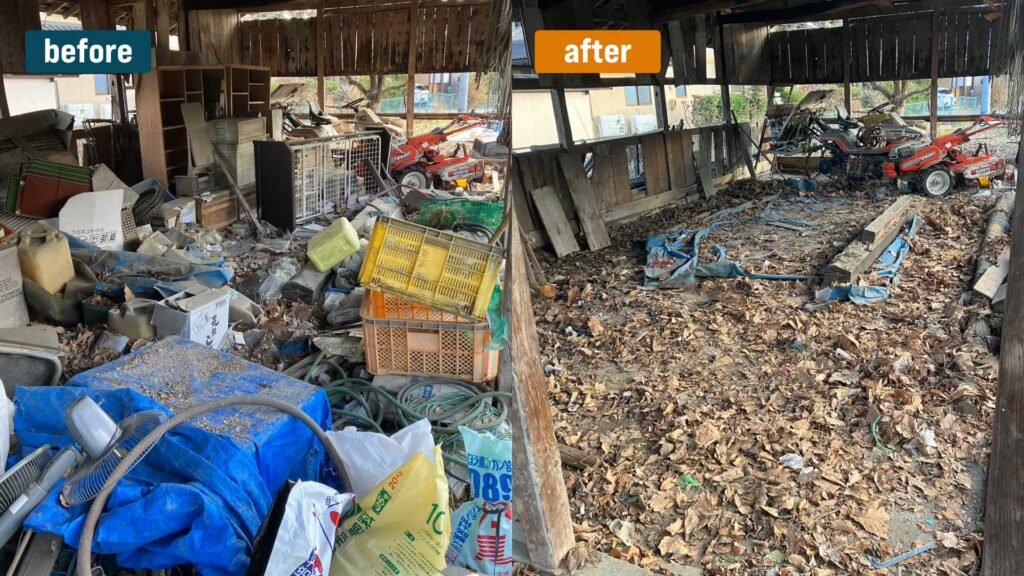 【安曇野市】20年以上放置された蔵の残置物撤去